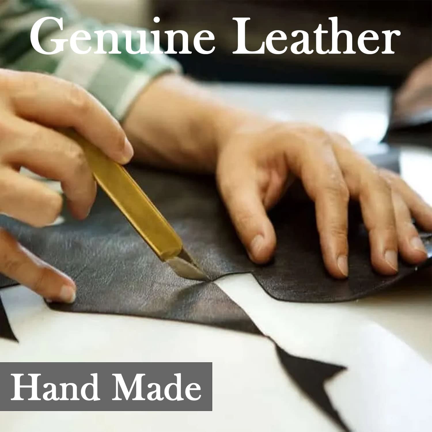 100% Genuine Black Leather Jacket For Mens - Image 5