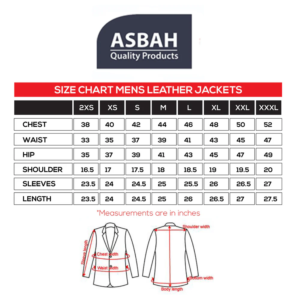 100% Genuine Black Leather Jacket For Mens - Image 7